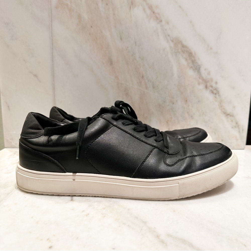 🔥 ABOUND Black Leather Men's Sneakers